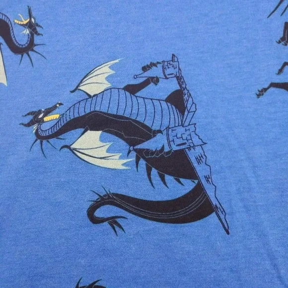 Maleficent Dragon All Over Shirt Multiple Sizes - Picture 2 of 7